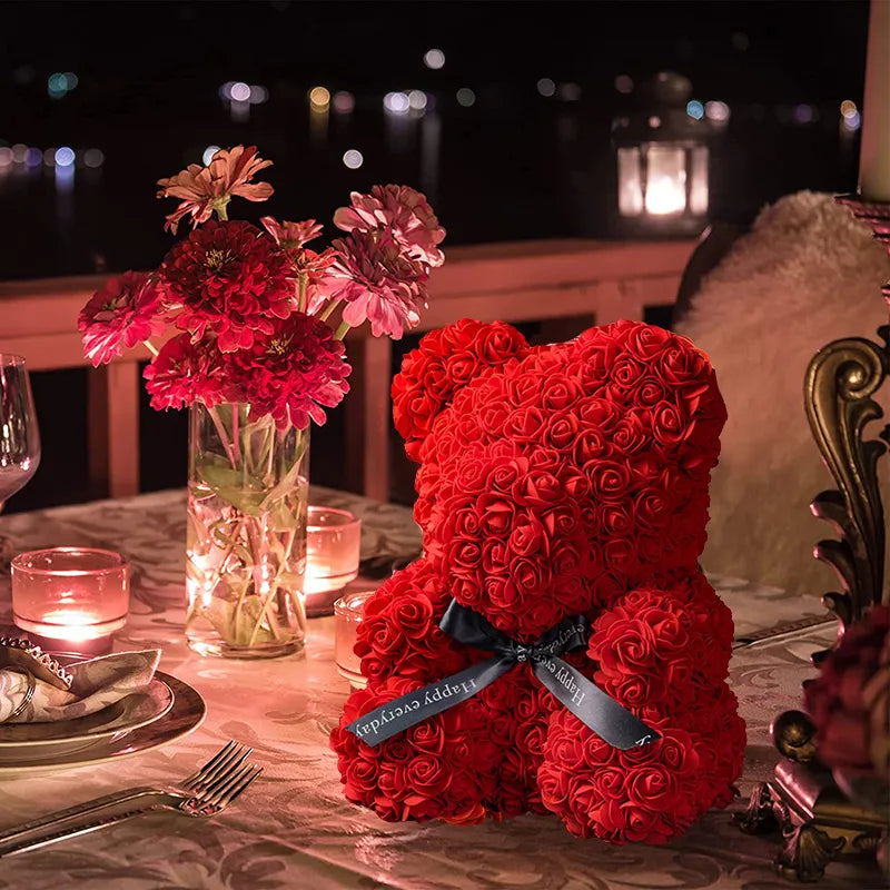 Artificial Flowers Rose Bear Seasonal.ie